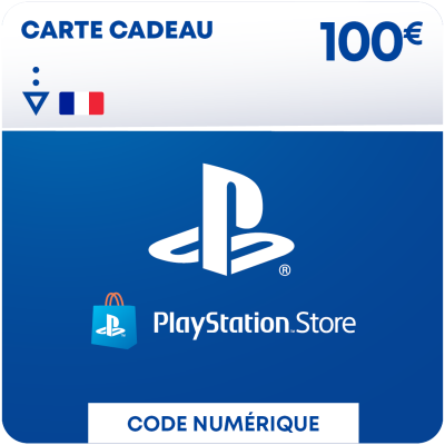 Carte PSN France 100€ pour recharger rapidement votre compte PlayStation Network