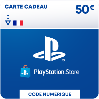 Carte PSN France 50€ pour recharger rapidement votre compte PlayStation Network